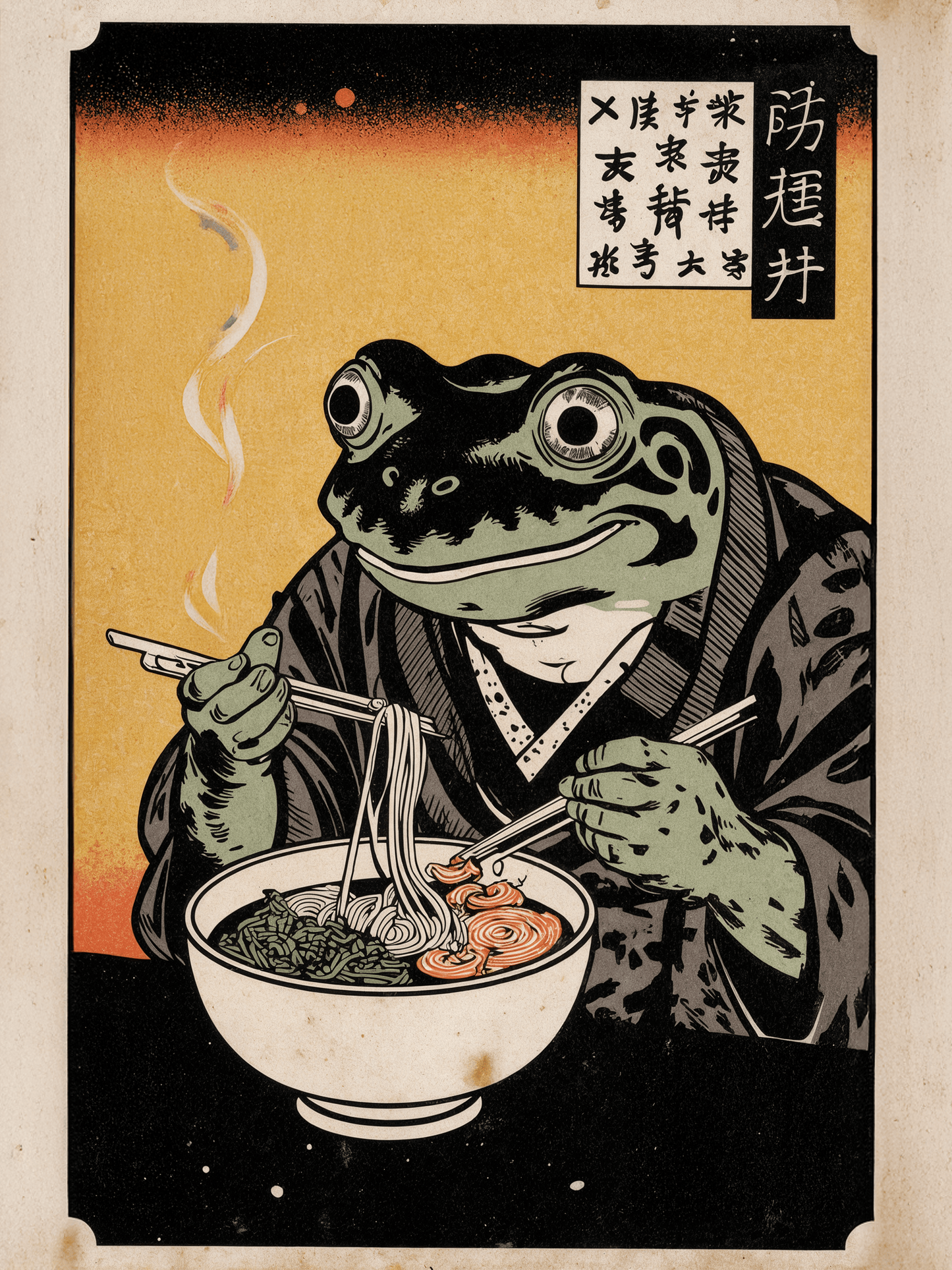 Ramen Lover Frog