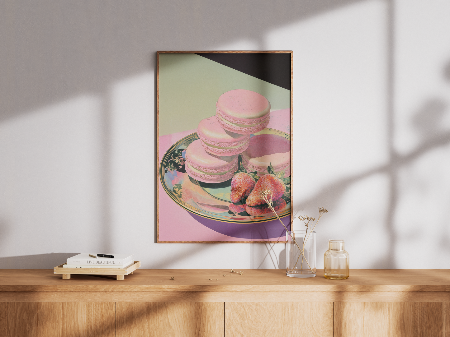Strawberry Macaron