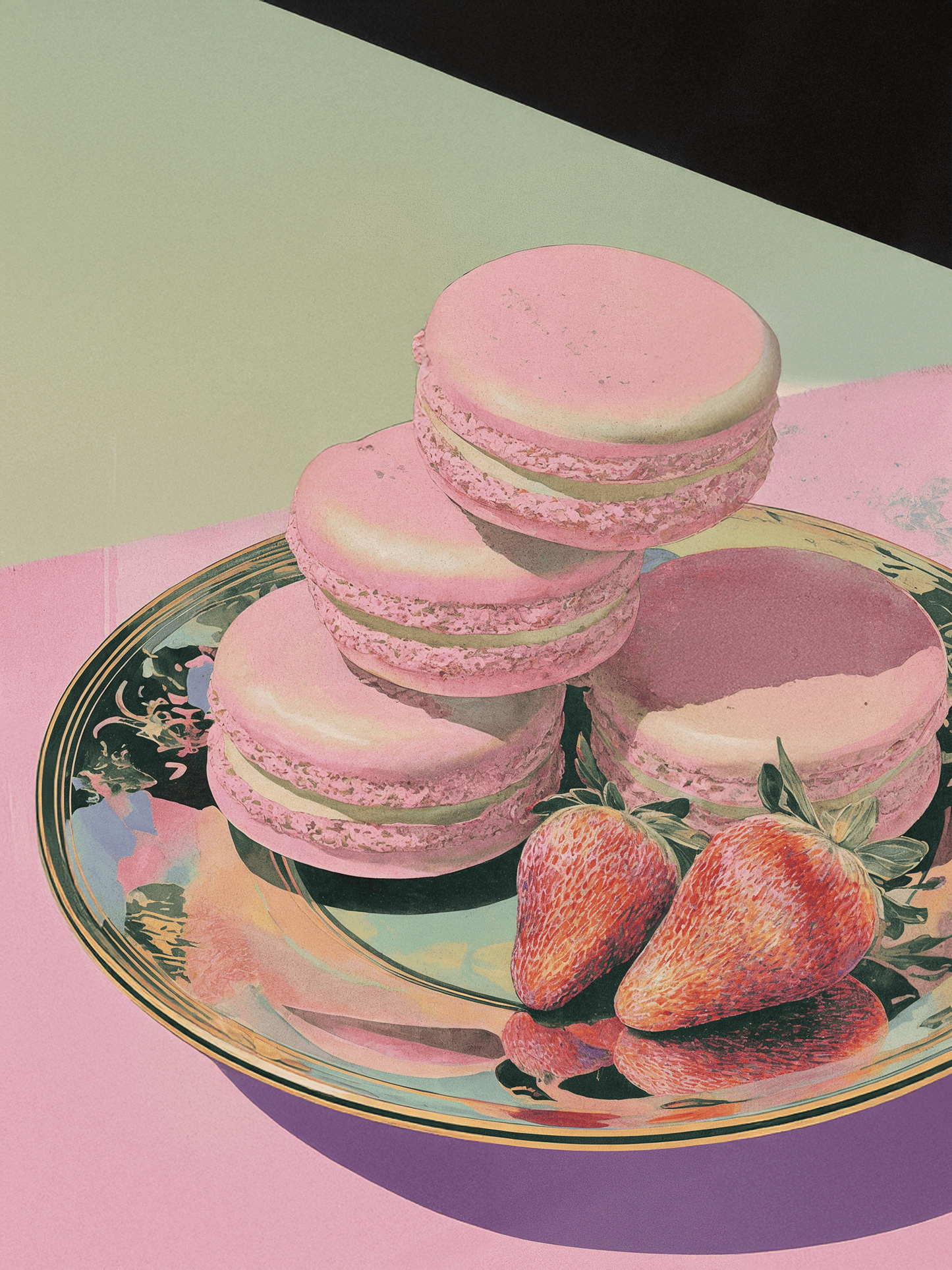 Strawberry Macaron