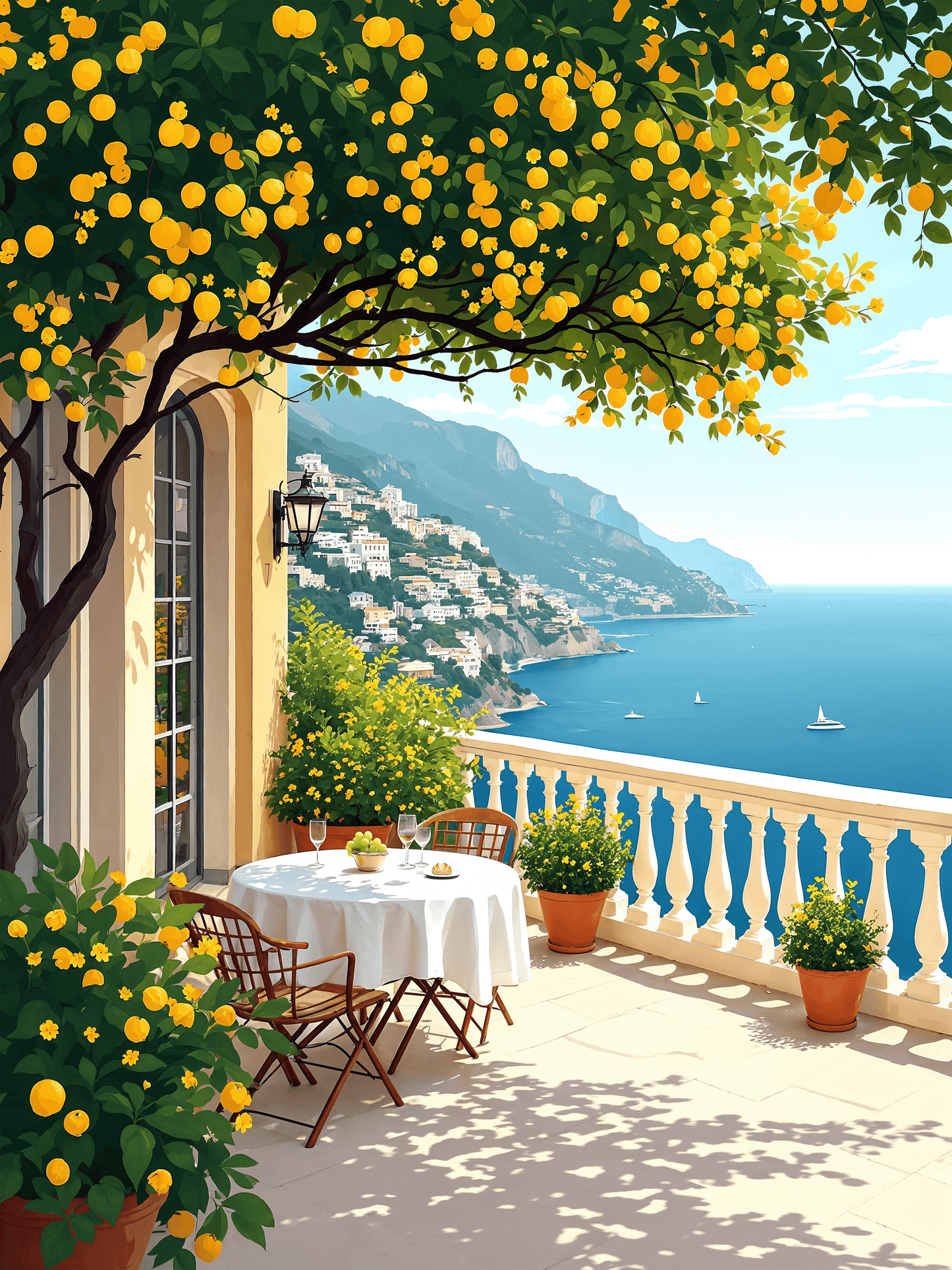 Balconies of Amalfi III